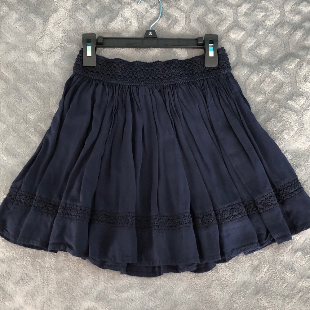 Flowy Navy Blue Skirt